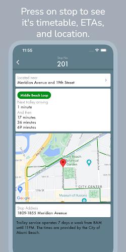 Miami Beach Trolley Tracker Zrzut ekranu 2