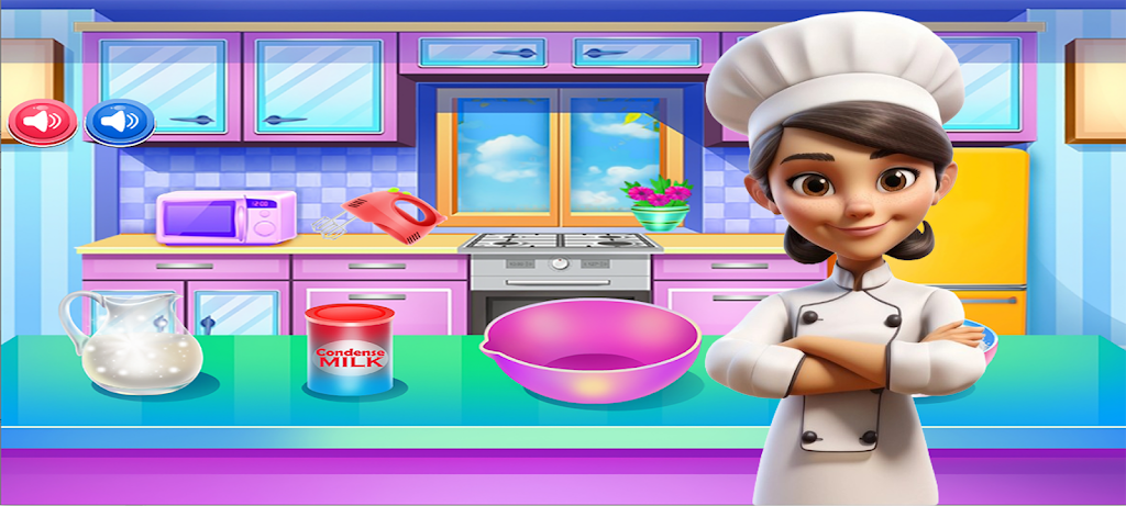 game cooking candy decoration Tangkapan skrin 1