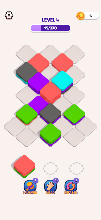 Block Sort 3D - ASMR Tile Sort Screenshot 0