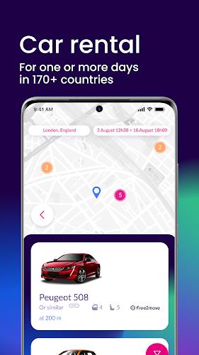 Schermata Free2move: car sharing & rent 2