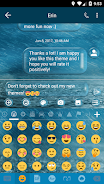 SMS Messages Bubble Rain Theme應用截圖第3張