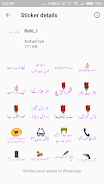 Urdu Sticker RAHI HIJAZI स्क्रीनशॉट 1