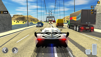 Heavy Traffic Rider Car Game スクリーンショット 1