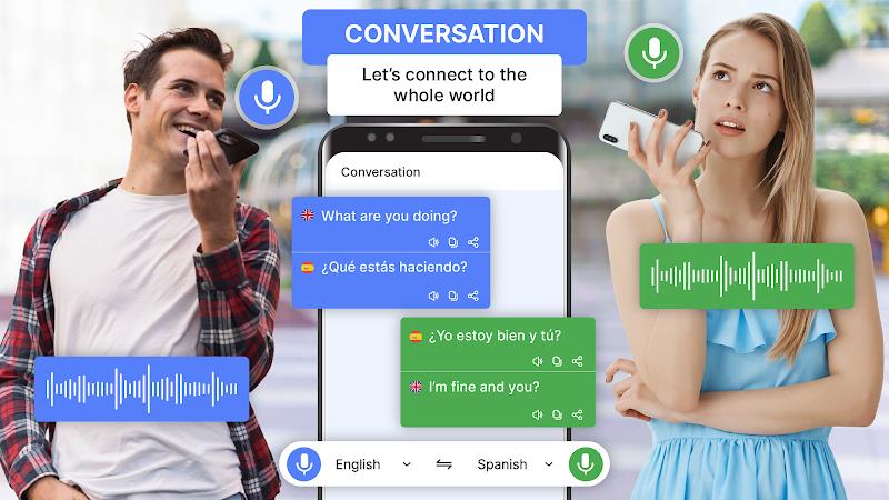 Translate Voice Translator App ဖန်သားပြင်ဓာတ်ပုံ 1