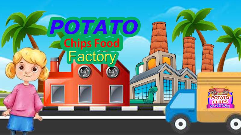 Potato Chips Food Factory Game Captura de pantalla 3