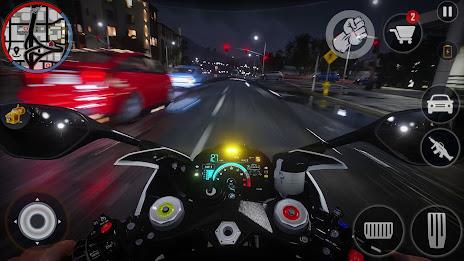 Highway Bike Riding & Racing Screenshot 0