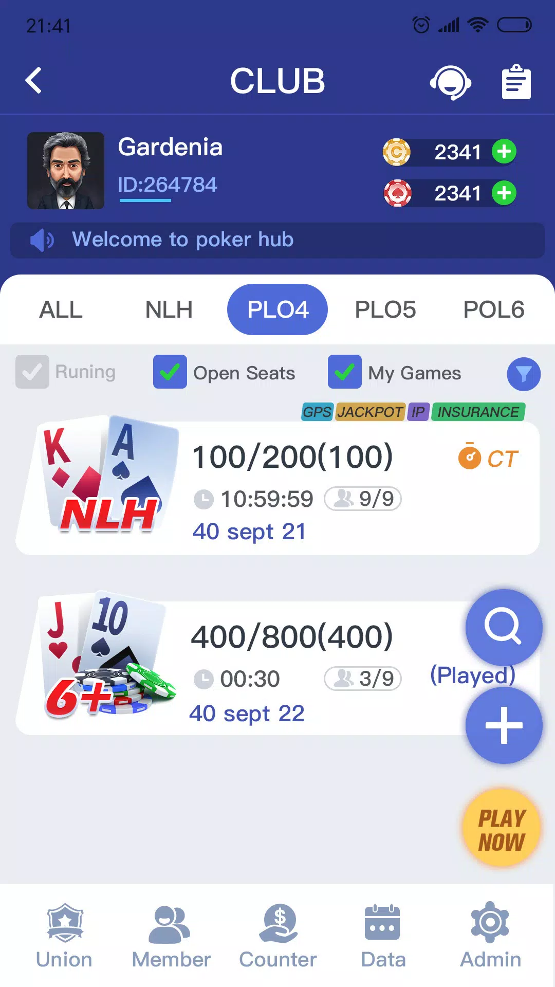 Poker Hub 스크린샷 1