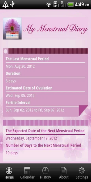 My Menstrual Diary应用截图第0张