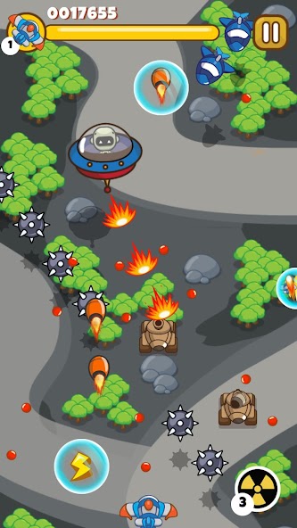 Sky Raiders - Battle Wars Mod Zrzut ekranu 0
