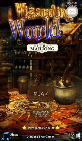 Mahjong: A Wizards World Captura de tela 0
