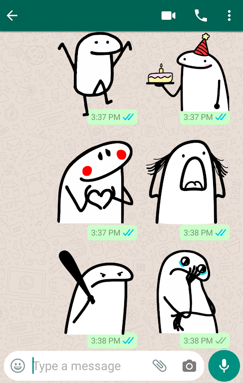Flork memes stickers WASticker Ekran Görüntüsü 0