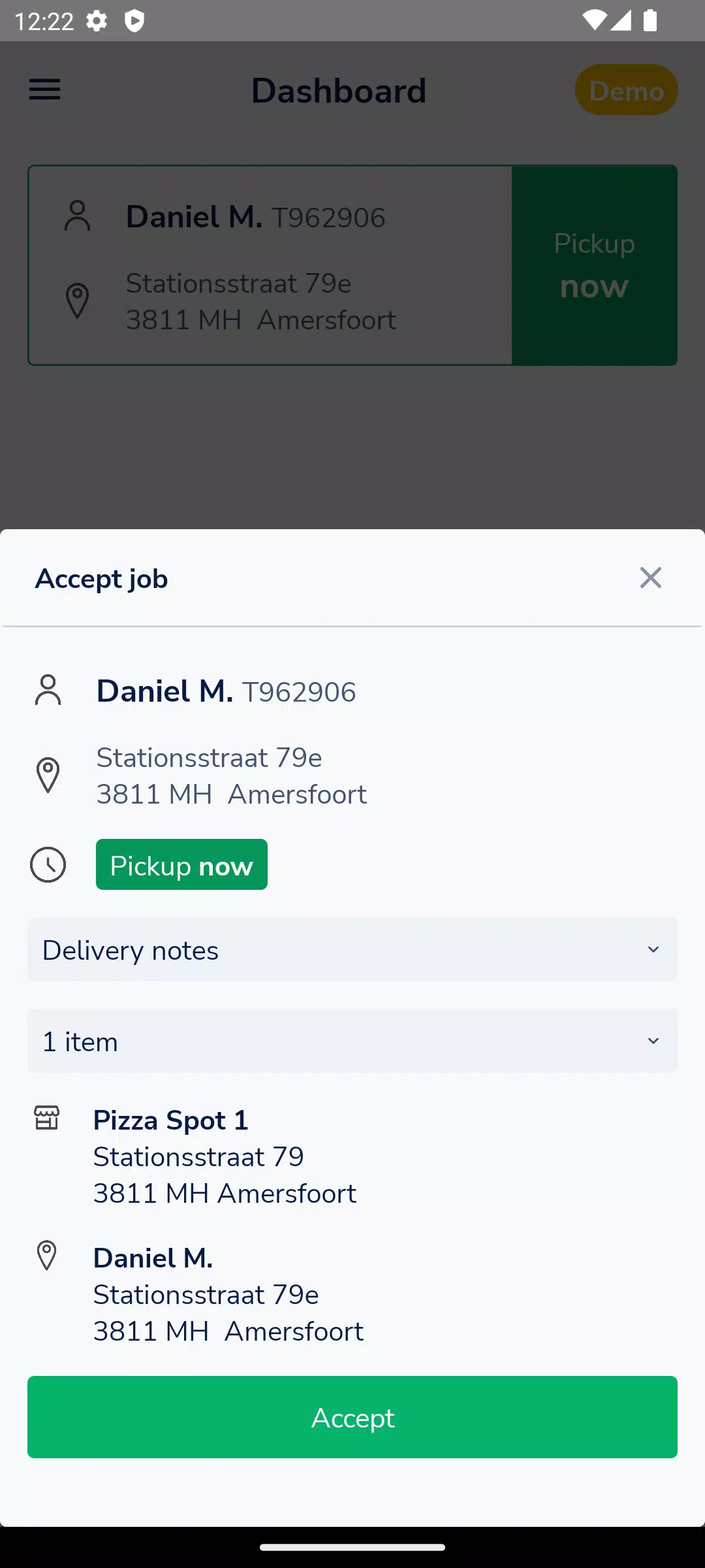 Deliverect for Couriers Capture d'écran 3