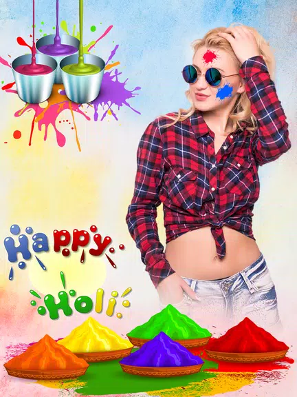 Happy Holi Video Maker應用截圖第0張