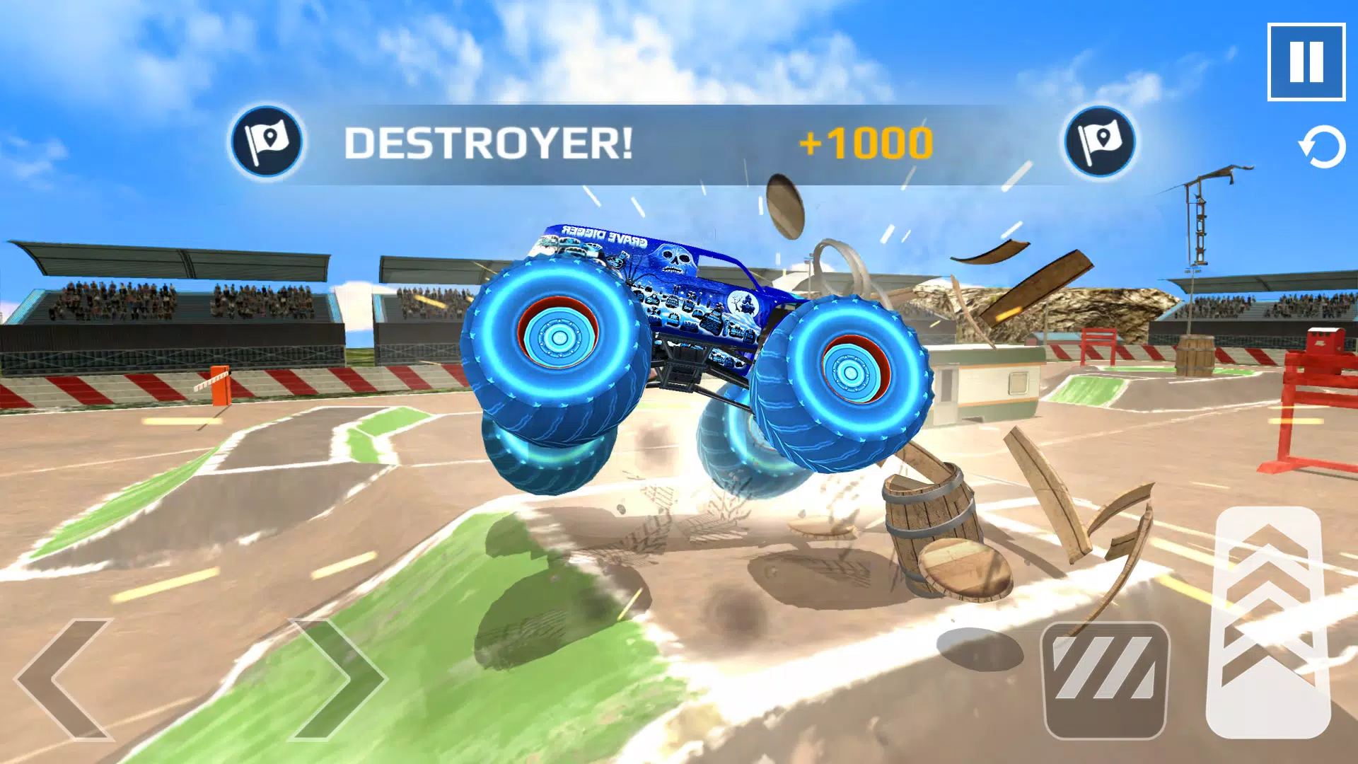 Car Games: Monster Truck Stunt Schermafbeelding 3