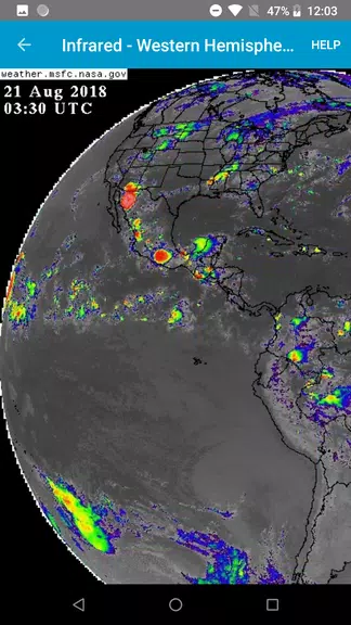 Simple Satellite Weather Loops Captura de tela 0