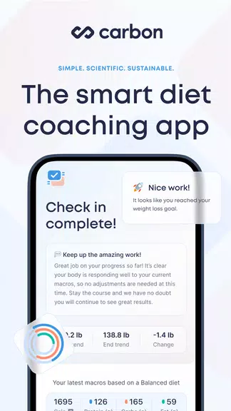 Carbon - Macro Coach & Tracker Captura de tela 0
