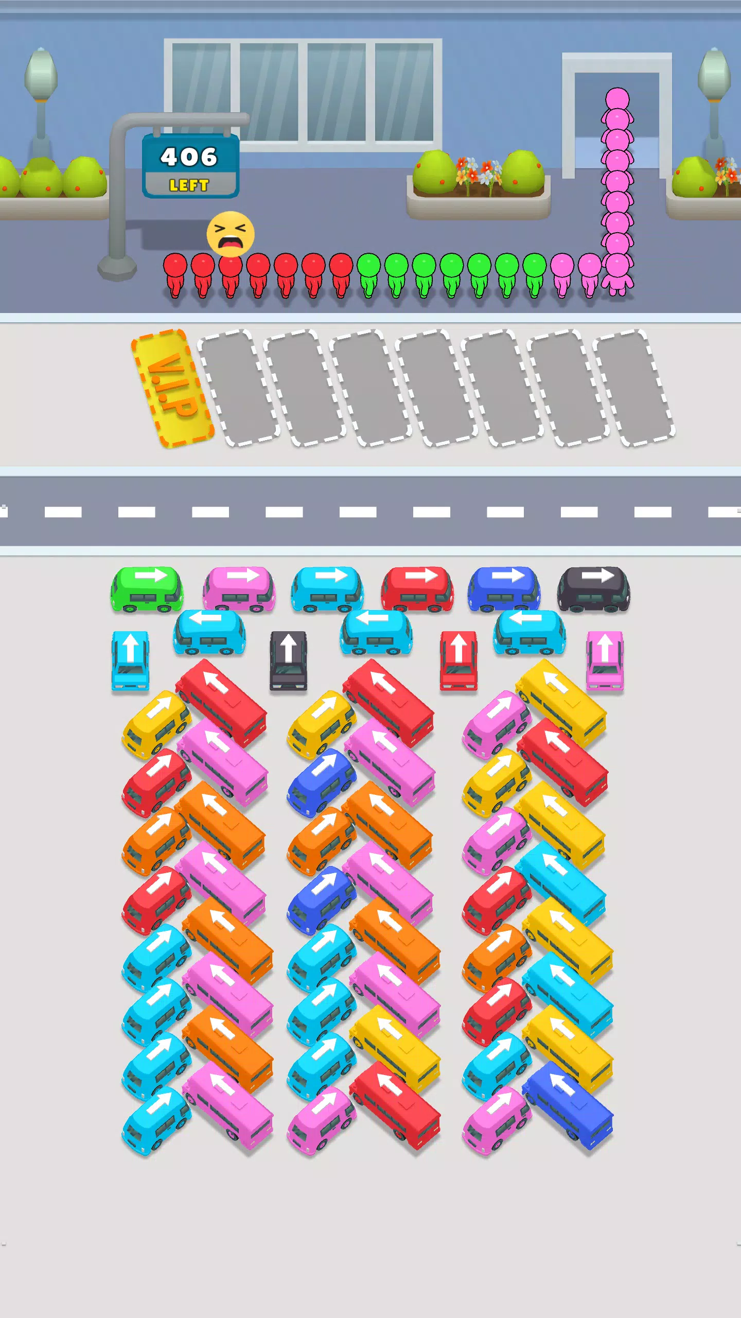 Bus Match Puzzle: Bus Shuffle ภาพหน้าจอ 1