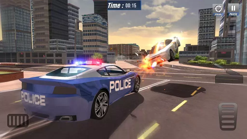 Police Car Sim Tangkapan skrin 1