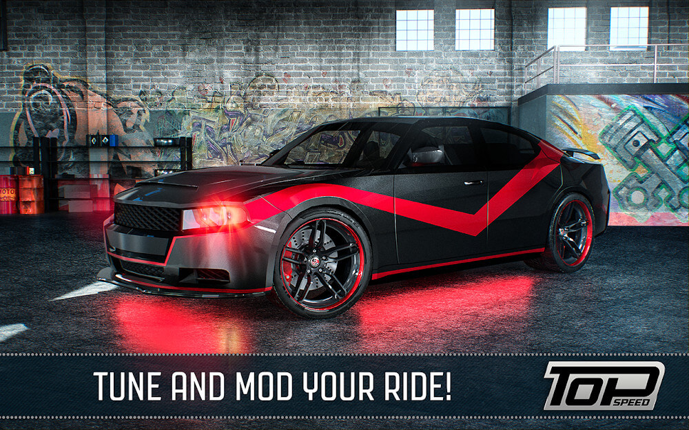 Top Speed: Drag & Fast Racing Mod Zrzut ekranu 1