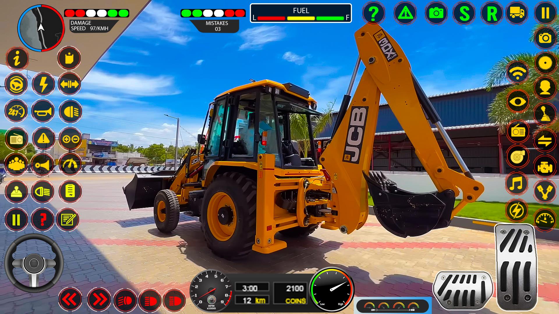 JCB Construction Excavator Sim Ekran Görüntüsü 1