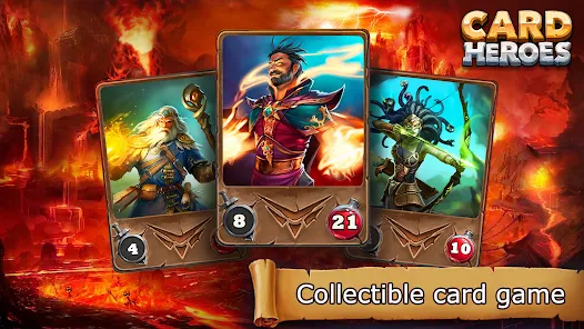 Card Heroes: TCG/CCG deck Wars Mod Ekran Görüntüsü 1