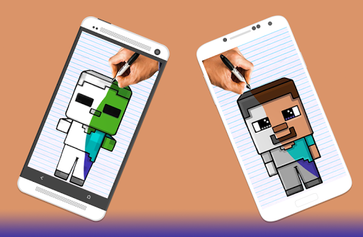 How to draw Minecraft Characters by Drawings Apps Zrzut ekranu 3