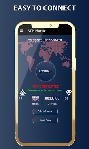 VPN Proxy Master Safe & secure Screenshot 1