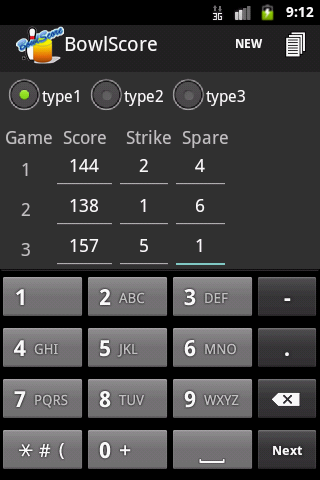 BowlScore 10 スクリーンショット 0