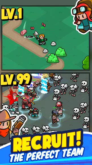 Rumble Heroes - Adventure RPG Ảnh chụp màn hình 3