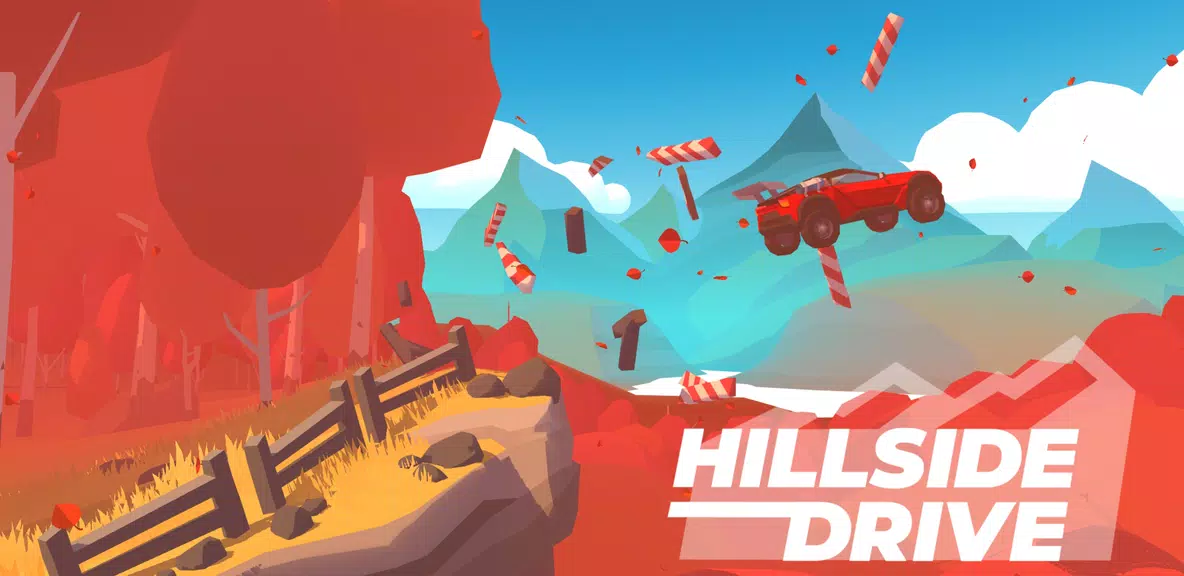 Hillside Drive: car racing Schermafbeelding 0