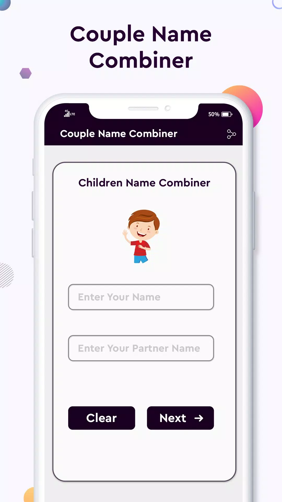 Baby name Couple Name Combiner 스크린샷 2