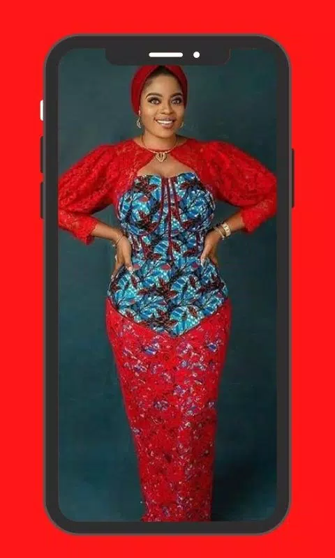 Ankara and Lace Combo Styles Capture d'écran 0