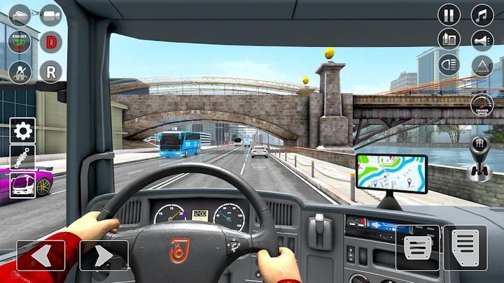 Bus Simulator Bus Driving Game Tangkapan skrin 2