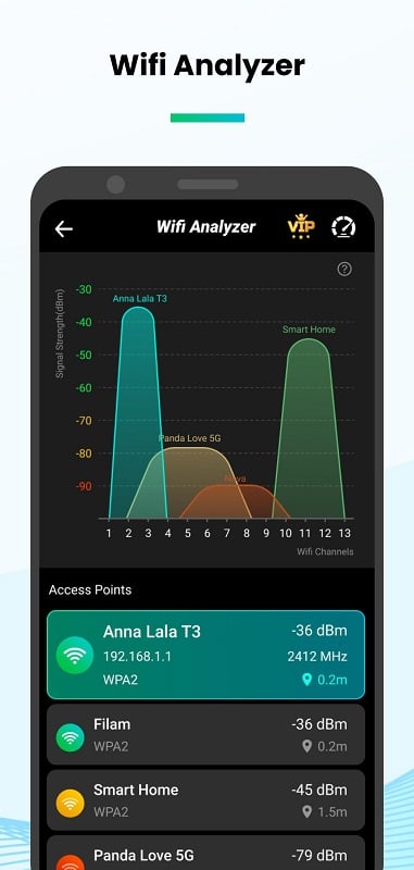 Speed Test & Wifi Analyzer স্ক্রিনশট 2