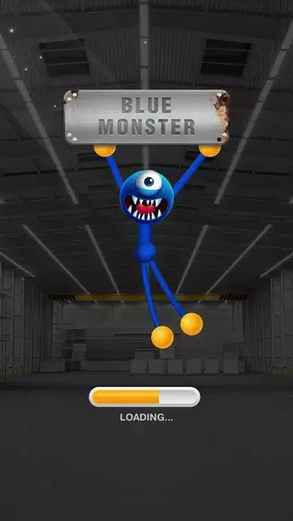 Blue Monster: Stretch Game Tangkapan skrin 0