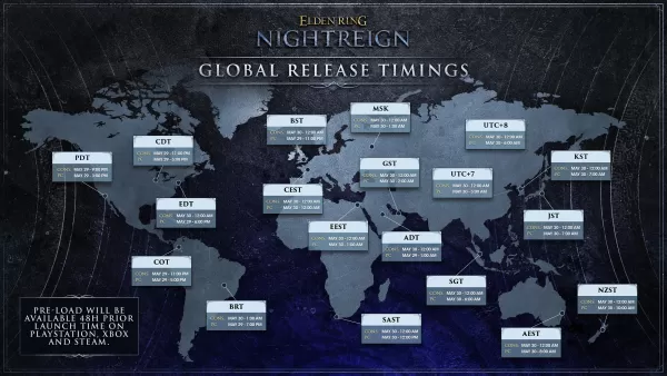 Global release schedule for Elden Ring Nightreign