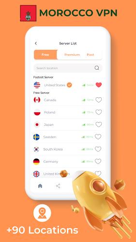 Morocco VPN - Private Proxy Capture d'écran 2