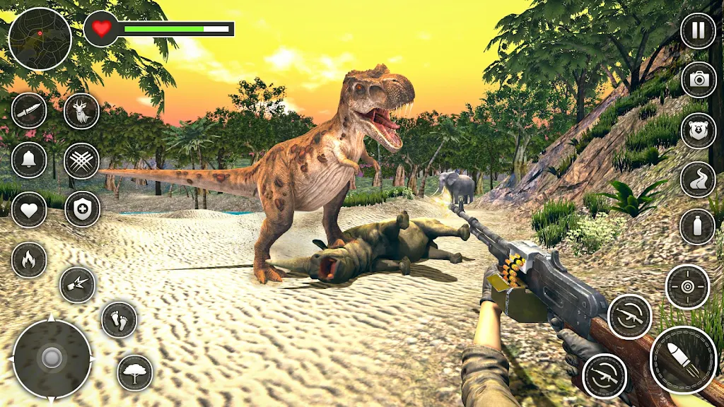 Dinosaur Hunter 3D Game Tangkapan skrin 2