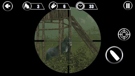 Gorilla Hunter: Hunting games ဖန်သားပြင်ဓာတ်ပုံ 0