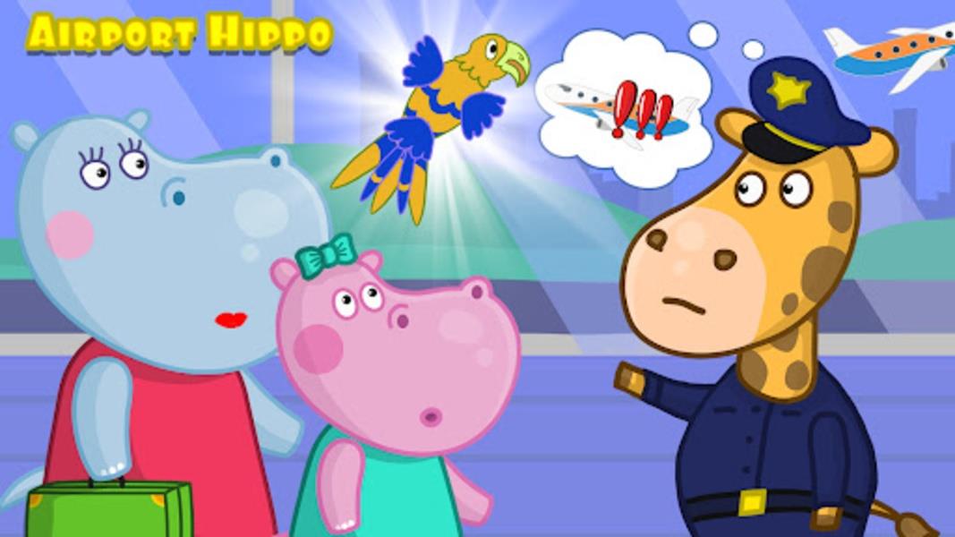 Hippo: Airport adventure Tangkapan skrin 1