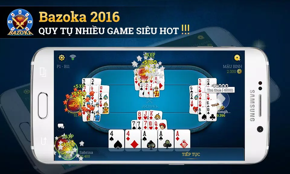 Bazoka - game bai online 2016 Screenshot 2