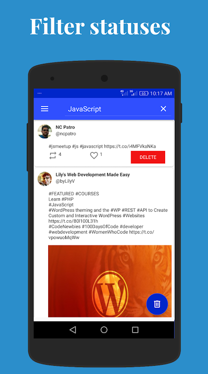 Tweet Delete Screenshot 1