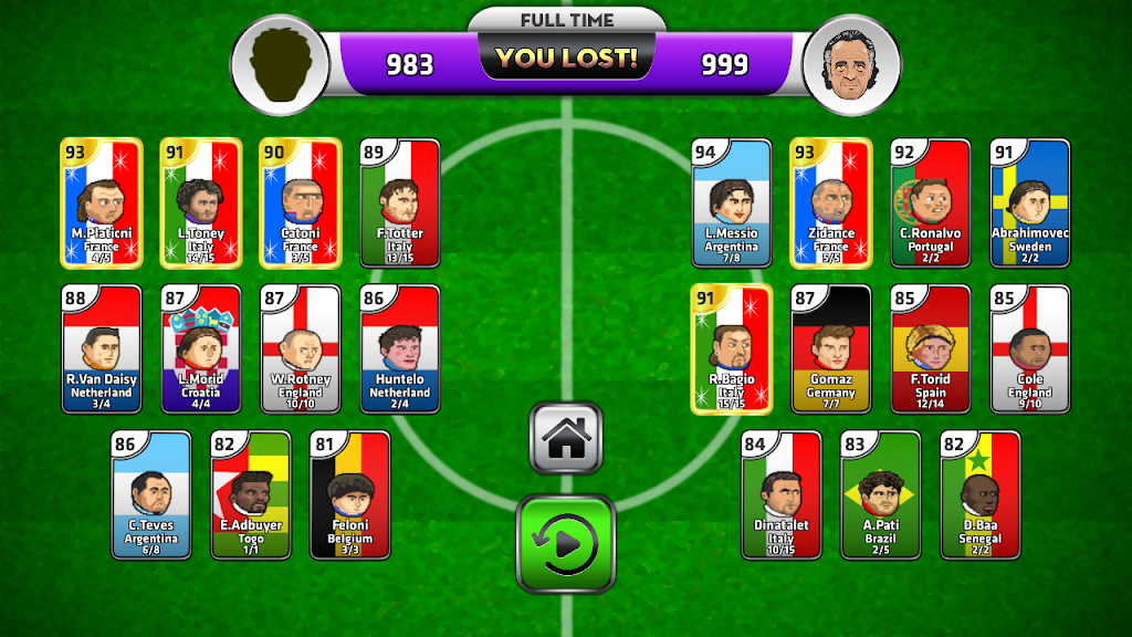 Head Soccer Cards स्क्रीनशॉट 0