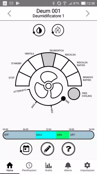 RadiaxWeb Regolazione 스크린샷 1