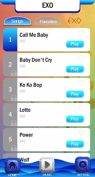 EXO Chibi Piano Tiles Ekran Görüntüsü 1