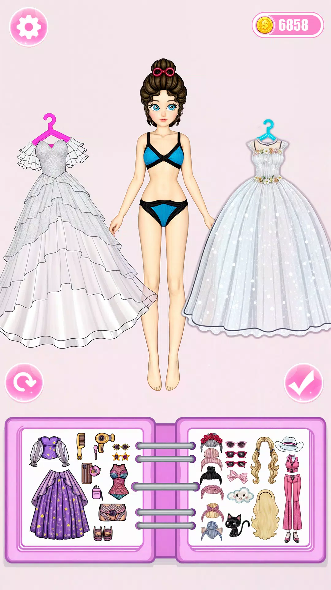 Paper Doll: Dress Up DIY Game স্ক্রিনশট 1