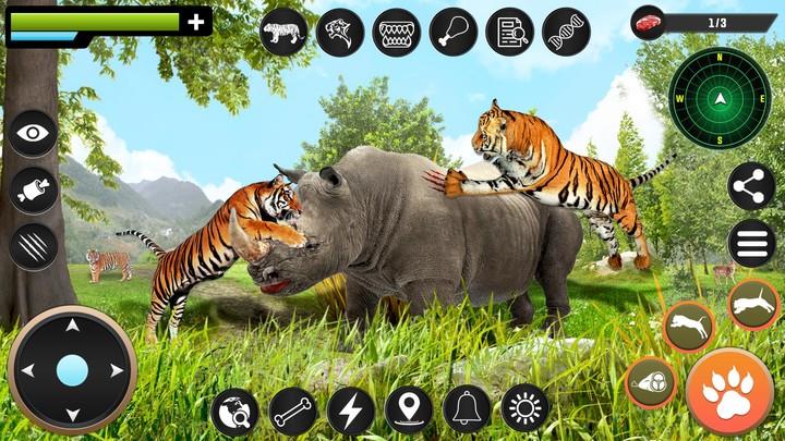 Tiger Simulator Animal Game 3D Ảnh chụp màn hình 2