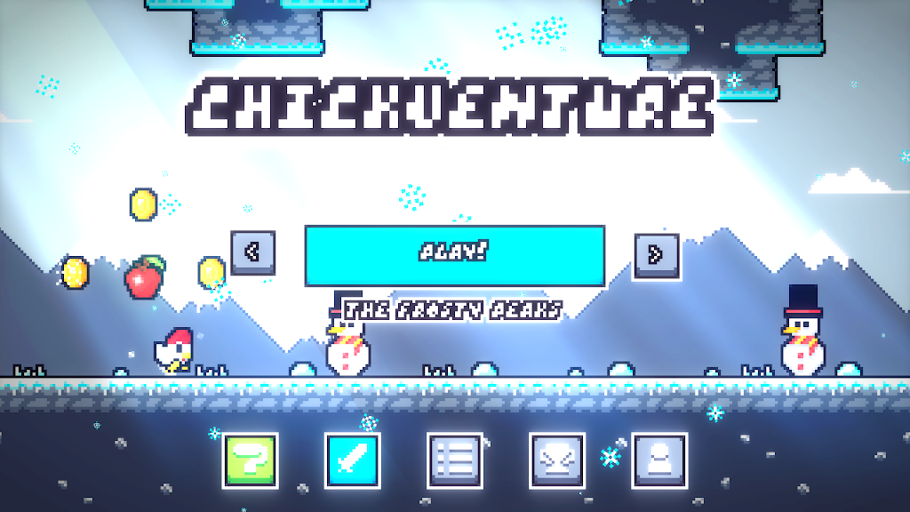 Chickventure: A Runner Game Schermafbeelding 1