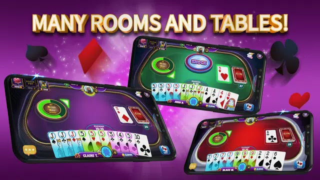 Gin Rummy Elite: Online Game Capture d'écran 2