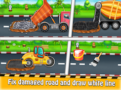 Construction Truck Kids Game Скриншот 1